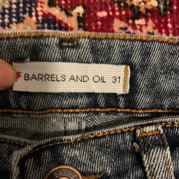 Barrels and Oil, Distressed Super skinny super stretchy Mens jeans size 31 - Picture 2 of 5